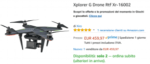 Drone offerta Amazon 