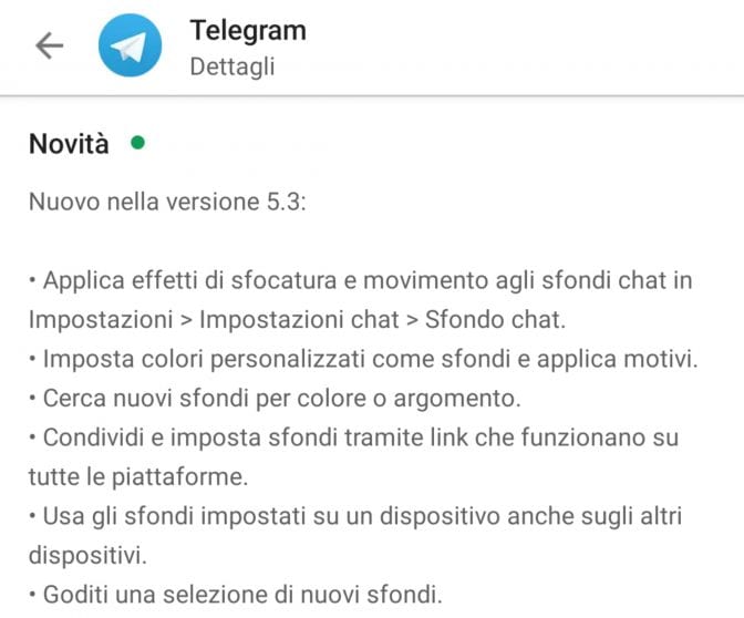 Telegram: il nuovo aggiornamento potenzia la personalizzazione degli sfondi