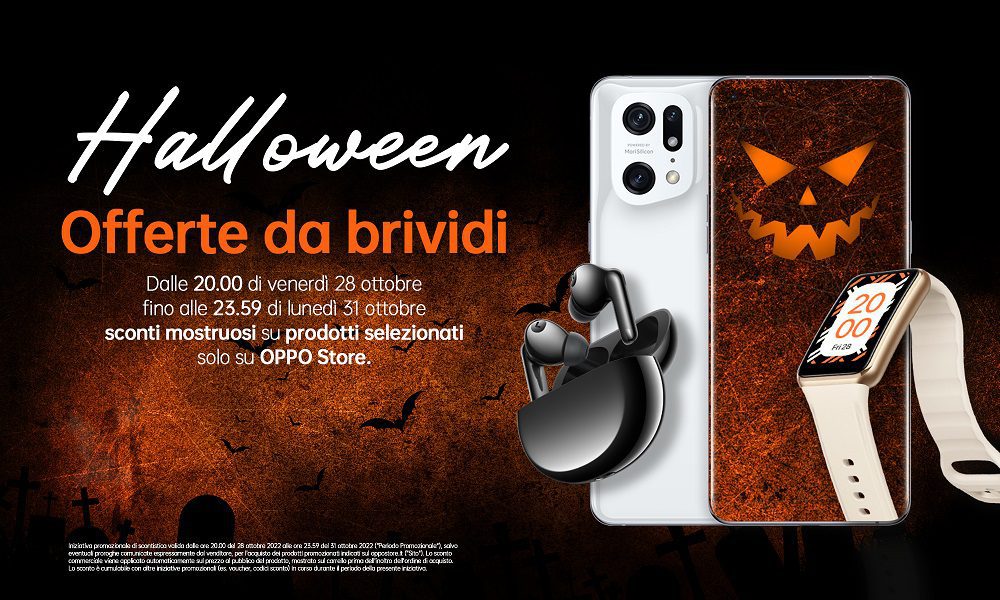 Ritratti e promozioni spaventose: Oppo svela i suoi ingredienti per un  Halloween da urlo 